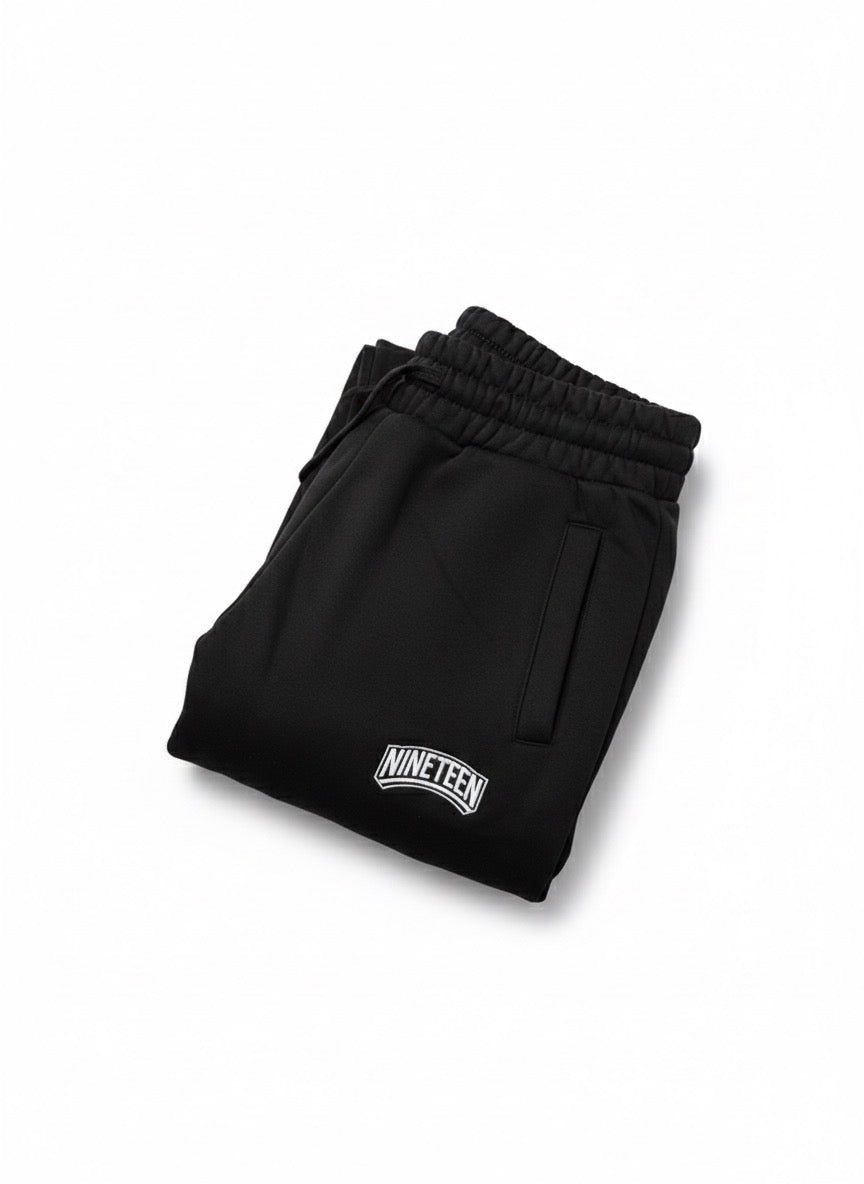 NINETEEN CLUB PANTS BLACK